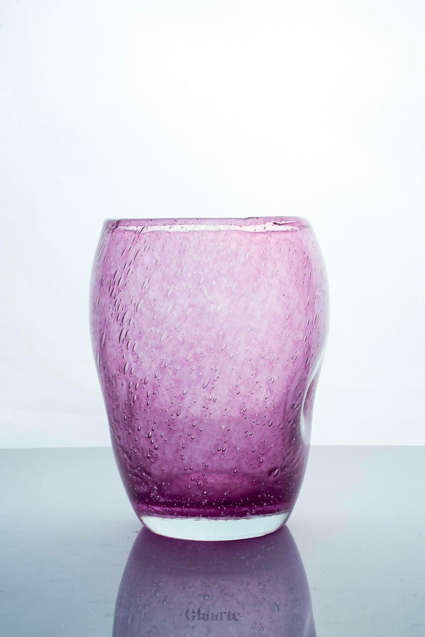 Dekoracyjny fioletowy wazon Tole - Glaarte