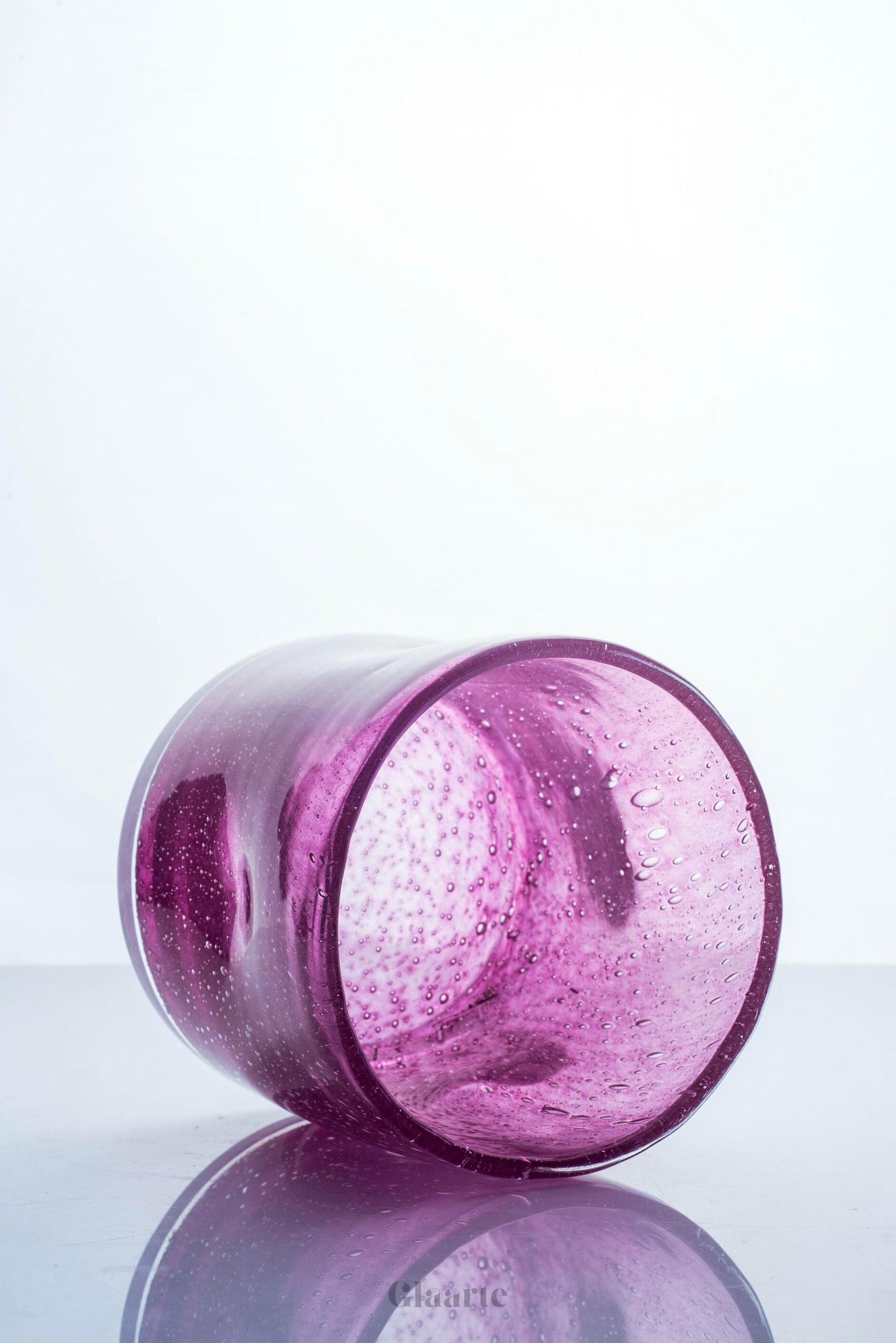 Dekoracyjny fioletowy wazon Tole Piccolo - Glaarte