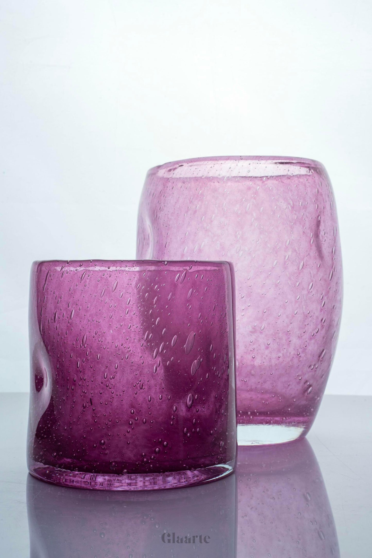 Szklany zestaw wazonów Tole - Glaarte